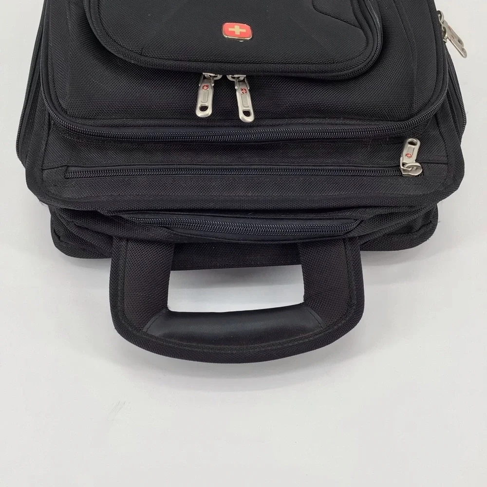 Swissgear Black Square Travel Laptop Bag Convertible Backpack